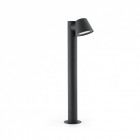 Balise de jardin gris foncé gina 1 ampoule