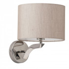 Applique murale chromée megapolis 1 ampoule 20 cm