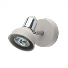 Spot gris neoclassic 1 ampoule 15 cm