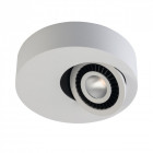 Plafonnier gris techno 1 ampoule 3.8 cm