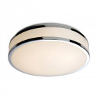 Plafonnier atlantis, chrome et polycarbonate