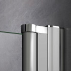 Porte de douche 75x187cm en 6mm verre anticalcaire porte de douche battante