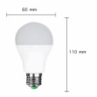 Ampoule led e27 a60 9w 220v 180 - couleur eclairage au choix