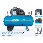 Compresseur d'air pro 3cv 270 litres 23,6 m3/h 10bar - pro a39b 270 cm3