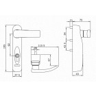 Poignée de commande électronique trim tronic iseo - câble alimentation 5m - gris - 9409130re