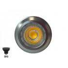 Ampoule à led GU10 5W 220V chassis gris - lumière blanc chaud ALL LED