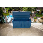 Coffre de rangement lasure couleur bleue 0,7 m2, altbox1355