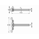 Support invisible Phantom EMUCA - 6912605