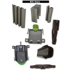 Kit std small duval bilcocq - hauteur 2500 mm - longueur 3000 mm - inox brossé - 73-0016-k133