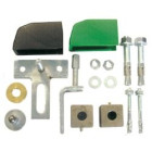 Kit pivot de portail à cheviller ing fixations - section carré 45x45mm - a011100