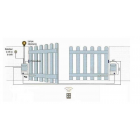 Kit automatisme nice pour portail battant popkit - pop7124kce