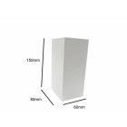 Applique murale led b18 6w ip44 blanc - couleur eclairage au choix