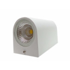 Applique murale led b20 6w ip44 blanc - couleur eclairage : blanc neutre 4000k - 5500k