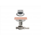 Kit d évacuation pour douche à l italienne sortie horizontale KERDI DRAIN - Kit d évacuation horizontal DN 50