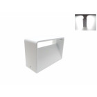 Applique murale led b46 5w ip44 blanc - couleur eclairage au choix