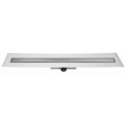 Caniveau complet pour douche à l'italienne compact 30 ff zero - longueur 80 cm (grille comprise)