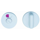 Paire rosace serrure S80 NORMBAU - WC - Blanc 19 - 358360