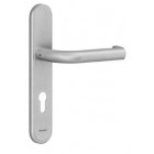 Ensemble Vercy AH200 Béquille 472U sur plaque Clé i BEZAULT entraxe 195 C7 inox brossé - 204789