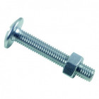 Boulon poêlier lennie tête ronde large - ø4x20 - boite de 500 - brl0402002b