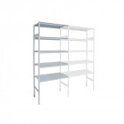 Kit clip Top Suite 4 plateaux 80 x 40 cm BOURG Blanc neige - P-KCTS180BL