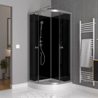 Cabine de douche round shadow corner 90x90x230cm Aurlane - CAB129