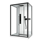 Cabine de douche 115x90x210 cm avec receveur + bonde 90mm + grille linéaire - factory 2 Aurlane - CAB262