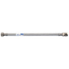 Flexible sanitaire 30cm f 12x17/bic.12 dn8 tresse/douille inox p