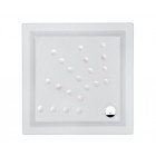 Receveur à poser 80x80 polo blanc