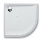 Receveur d'angle malta extra-plat à poser 90x90 blanc