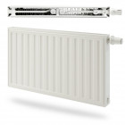 Radiateur panneau acier radson double integra e.flow 1099w - type 22 - raccordement droite - 600x600mm