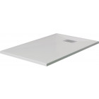 Receveur kinesurf avec bonde centrée sur la largeur kinedo blanc à poser ou à encastrer - Dimension au choix