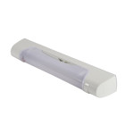 Applique salle de bain avec lampe halogène prismaline et interrupteur