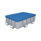 Bâche 4 saisons rectangulaire 3.96m x 1.85m - bestway - pour piscine power steel frame pools