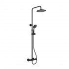 Colonne de douche thermostatique 133x28x52 molly black Aurlane - COL050