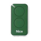 Emetteur de télécommande vert NICE 2 canaux pour portail et porte de garage - INTI2G