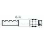 Barre de prolongement abus demi-cylindre 45-55 - 50mxsh12
