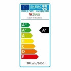 Réglette led 38w 120cm suspendu noir - couleur eclairage : blanc neutre 4000k - 5500k