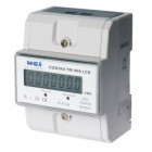 Compteur Electrique Triphasé, 80A / 50KWh, Branchement direct, Affichage LCD