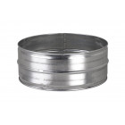Isotip manchon mâle acier galva pour raccordement conduits flexibles dac 80mm