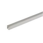 Profil U 16x16x16 anodisé argent BEZAULT - Long.2m épais.1.5mm - 524106