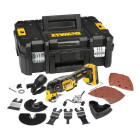 Multi-Cutter DEWALT Sans Fil 18V 2.0Ah Li-Ion Sans Charbons + 32 Accessoires Coffret T-STAK  - DCS355D2