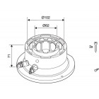 Adaptateur vertical 60/100 azb 1093 - azb 1093 60/100