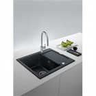 Mitigeur évier eos neo mousseur extractible en inox - eos neos mitigeur évier mousseur extractible 2 jets inox