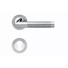 Ensemble béquille sur rosace Clé i BE700A KARCHER DESIGN Inox poli satiné - BE700A-PZ0-73