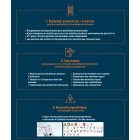 Echelle transformable 2 plans 7+7 échelons haut. D'accès maxi 4,38m Platinium