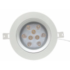 Spot encastrable led orientable 9w 80 - couleur eclairage : blanc neutre 4000k - 5500k