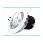 Spot encastrable led cob rond orientable 11w 80 - couleur eclairage au choix