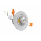 Spot encastrable led cob rond orientable 3w 80 - couleur eclairage : blanc froid 6000k - 8000k