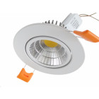 Spot encastrable led cob rond orientable 12w 80 - couleur eclairage au choix