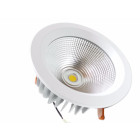 Downlight spot led cob rond 40w ø230mm - couleur eclairage au choix